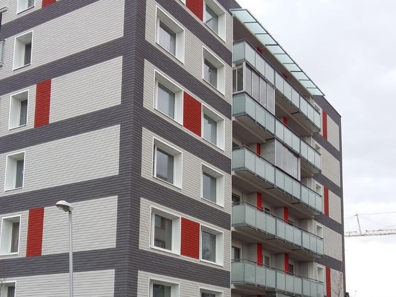 Hradec Králové , Renovace fasáda Provetravaný systém SCANROC